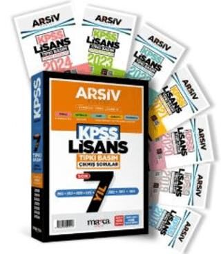 Marka Yayınları KPSS Lisans Son 7 Yıl Arşiv Serisi Tıpkı Basım Fasikül Fasikül Çıkmış Sorular - 1