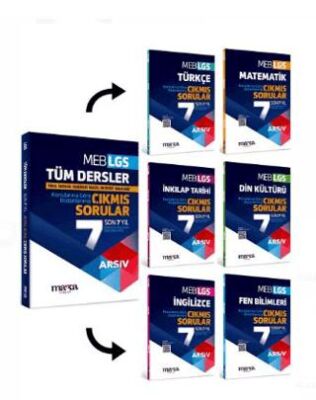 Marka Yayınları LGS Arşiv Serisi Tüm Dersler Konu Konu Çıkmış Sorular Son 7 Yıl - 1