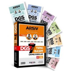 Marka Yayınları Son 7 Yıl DGS Arşiv Serisi Tıpkı Basım Fasikül Fasikül Çıkmış Sorular - Marka Yayınları