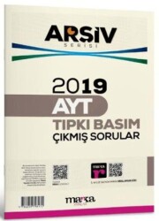 Marka Yayınları 2019 AYT Arşiv Serisi Çıkmış Sorular Tamamı Video Çözümlü - Marka Yayınları