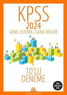 Marsis Yayınları 2024 KPSS Genel Yetenek Genel Kültür 10 Deneme - 1