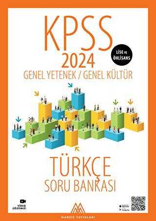 Marsis Yayınları KPSS GKGY Türkçe Soru Bankası Lise ve Önlisans