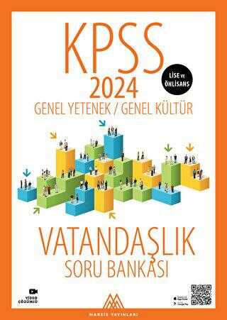Marsis Yayınları KPSS GKGY Vatandaşlık Soru Bankası Lise ve Önlisans