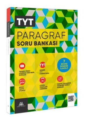 Marsis Yayınları TYT Paragraf Soru Bankası 7 Branş Deneme İlaveli - 1