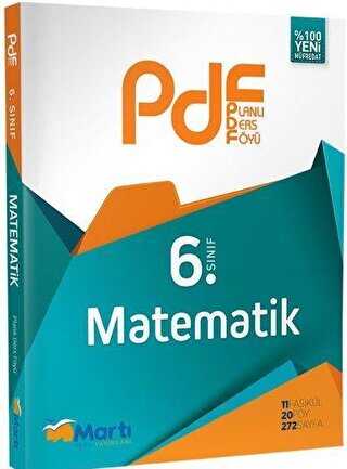 Martı Okul Yayınları 6. Sınıf Matematik PDF Planlı Ders Föyü