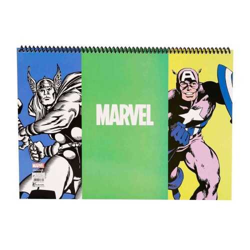 Marvel Seri2 Resim Defteri Spiralli 15 Yaprak 25x35 Cm - 1