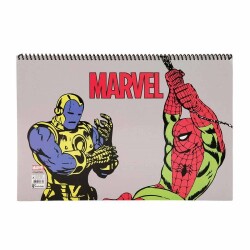 Marvel Seri2 Resim Defteri Spiralli 15 Yaprak 25x35 Cm - 3