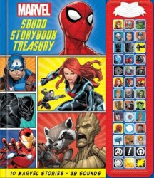 Marvel: Spider-man, Avengers, Black Panther, And More! Sound Storybook Treasury - Pi Kids