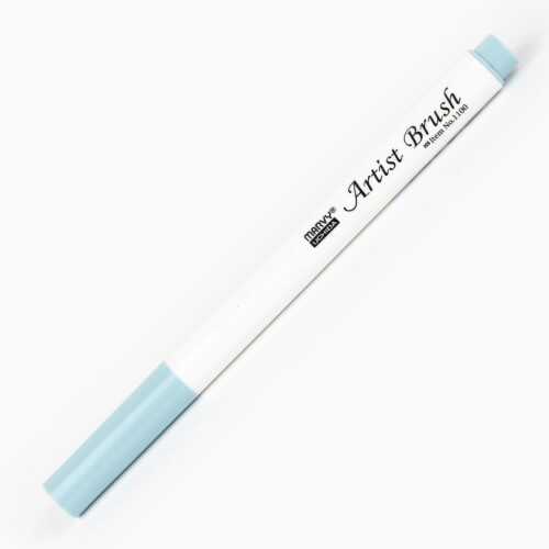 Marvy Brush Pen Fırça Kalem Mavi Gri