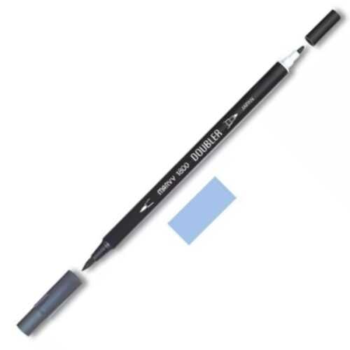 Marvy Çift Uçlu Brush Pen Fırça Kalem Deniz Salyangozu Rengi
