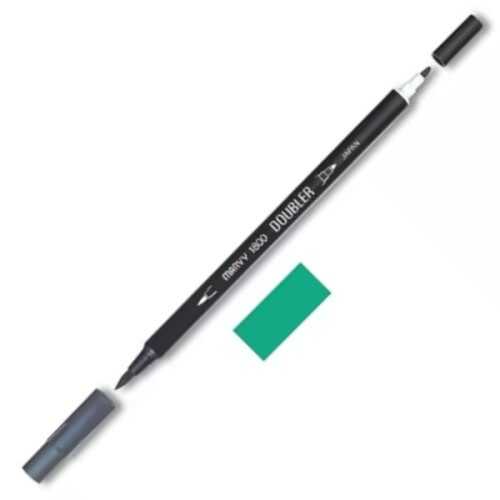 Marvy Çift Uçlu Brush Pen Fırça Kalem Elma Yeşili