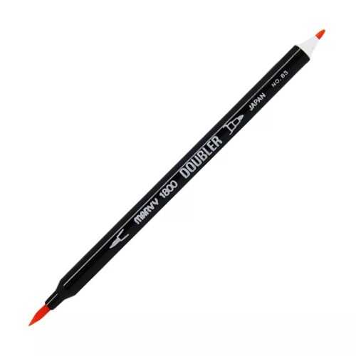 Marvy Çift Uçlu Brush Pen Fırça Kalem Karamel