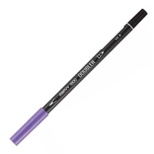 Marvy Çift Uçlu Brush Pen Fırça Kalem Menekşe