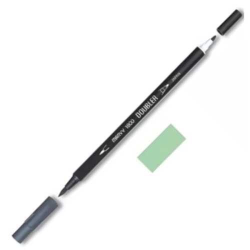 Marvy Çift Uçlu Brush Pen Fırça Kalem Soluk Yeşil