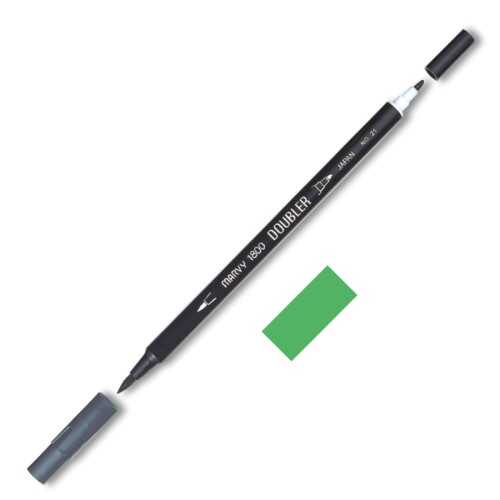Marvy Çift Uçlu Brush Pen Fırça Kalem Yaprak Yeşili