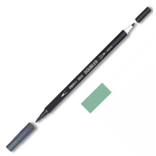Marvy Çift Uçlu Brush Pen Fırça Kalem Yeşim Taşı Yeşili
