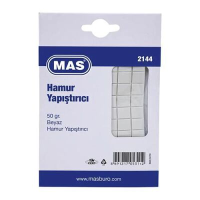 Mas 2144 Hamur Yapıştırıcı 50 gr. Beyaz - 1