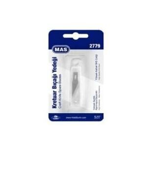 Mas 2779 Kretuar Maket Bıçağı Yedek 5li Paket - 1