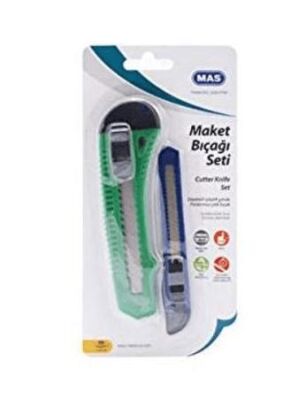 Mas 578 Kartelada Maket Bıçağı Seti - Büyük- Küçük - 1