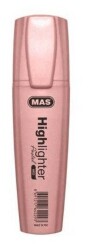 Mas 6422 Fosforlu Kalem Pastel - Pembe - MAS Kırtasiye