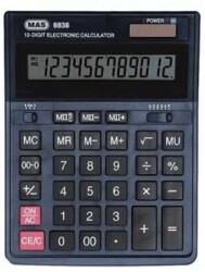 Mas 6936 Hesap Makinesi Ofis Tipi Plastik Büyük - MAS Kırtasiye