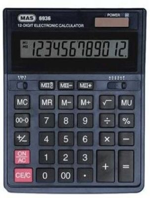 Mas 6936 Hesap Makinesi Ofis Tipi Plastik Büyük - 1