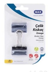 Mas 936 Kartelada Omega Kıskaç 41 Mm 2`Li - MAS Kırtasiye