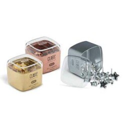 Mas Cubbie Premium Yıldız Harita Çivisi Silver - MAS Kırtasiye