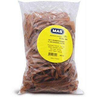 Mas Geniş Ambalaj Lastiği 65Mm Kauçuk 500 Gr. Poşet - 1