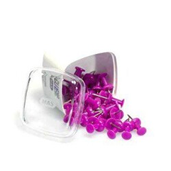 Mas Harita Çivisi Renkli Cubbie Pembe - MAS Kırtasiye