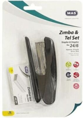 Mas Kartelada 758 Zımba+145 Tel Seti - Siyah - 1