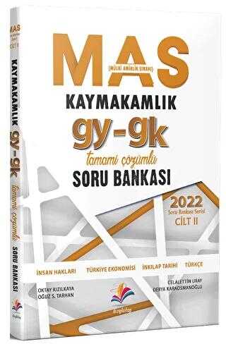 Dizgi Kitap MAS Kaymakamlık Genel Yetenek Genel Kültür Çözümlü Soru Bankası