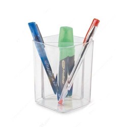 Mas Kristal Kalemlik Kübik Şeffaf - MAS Kırtasiye