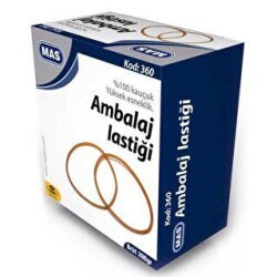Mas Paket Lastiği Midi 200 Gr 360 Kauçuk - MAS Kırtasiye