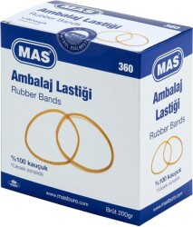 Mas Paket Lastiği Midi 200 Gr 360 Kauçuk - MAS Kırtasiye