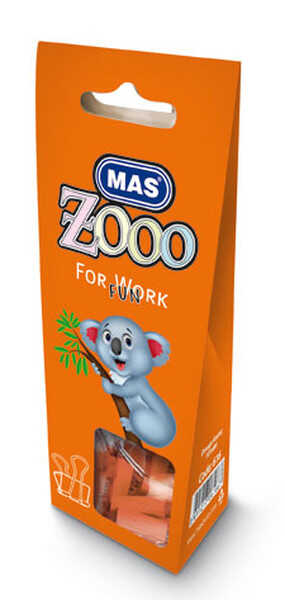 Mas Zoo - Karton Pakette Omega Kıskaç - No25 - Oranj