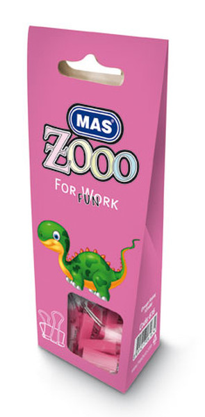 Mas Zoo - Karton Pakette Omega Kıskaç - No25 - Pembe