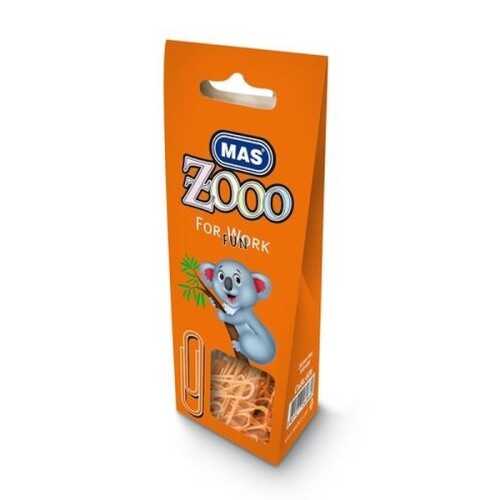 Mas Zoo Karton Pakette Plastik Kaplı Ataş No3 Oranj