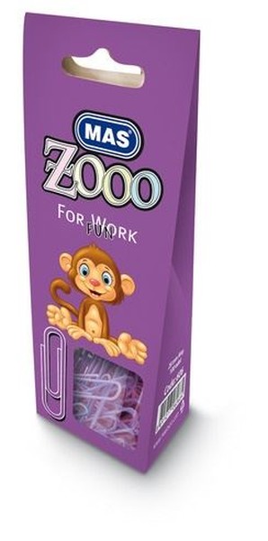 Mas Zoo - Karton Pakette Plastik Kaplı Ataş - No3 -
