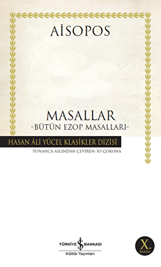 Masallar Bütün Ezop Masalları - İş Bankası Kültür Yayınları