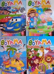 Maskeli Boyama Kitabı 4 lü Set - Evrensel İletişim Yayınları