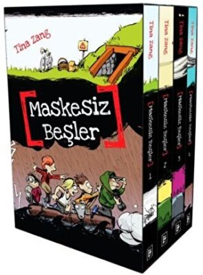 Maskesiz Beşler Serisi - 4 Kitap kapağı