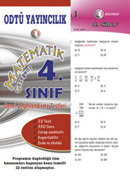 ODTÜ Geliştirme Vakfı Yayıncılık Matematik 4. Sınıf Genel Değerlendirme Testleri - ODTÜ Geliştirme Vakfı Yayıncılık