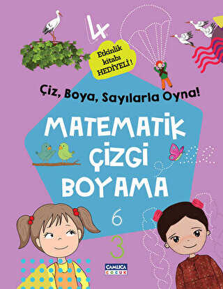 Matematik Çizgi Boyama - Çamlıca Çocuk Yayınları