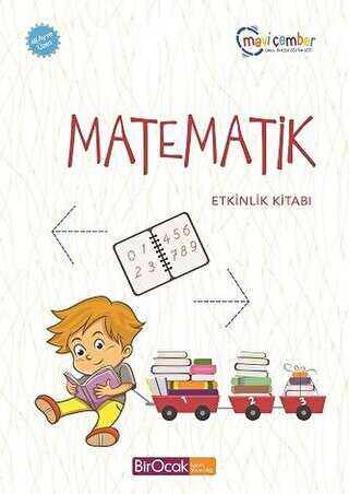 Matematik Etkinlik Kitabı 48 Ay ve Üzeri - Mavi Çember Okul Öncesi Eğitim - Bir Ocak Yayınları