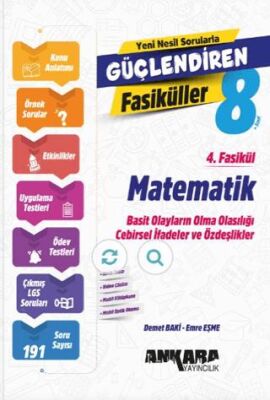 Ankara Yayıncılık Matematik Güçlendiren 4. Fasikül - 1