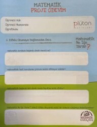 Plüton Yayınları Matematik Karavanı Matematik Proje Ödevim Kılavuz Kitabım - Plüton Yayınları