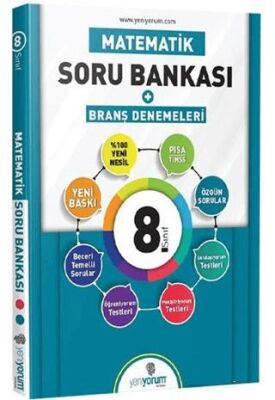 Yeniyorum Yayınları Matematik Soru Bankası Branş Denemeleri - 1