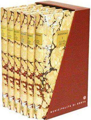 Mesnevi İtalyanca 6 Cilt - Kutulu - Konya Büyükşehir Belediyesi Kültür A.Ş. Yayınları