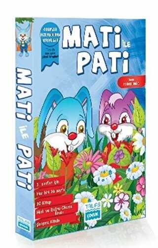Mati İle Pati Serisi - İlkokul 1. Sınıflar İçin 10 Kitap Takım - Talas Yayınları